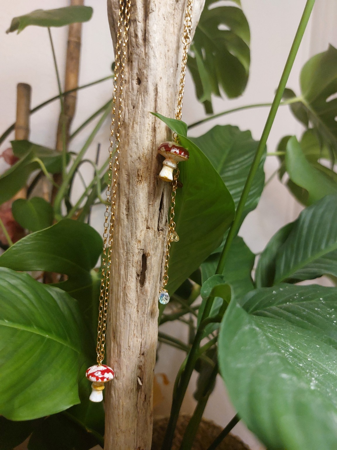 Collier Amanites des sous-bois